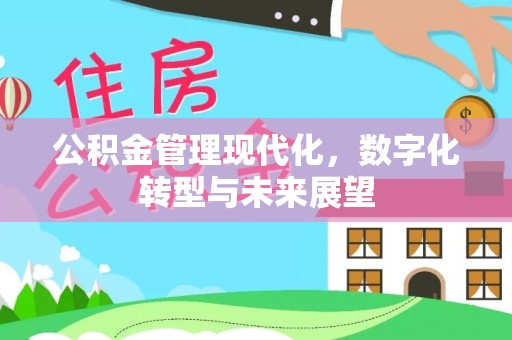 南朗公积金管理现代化，数字化转型与未来展望