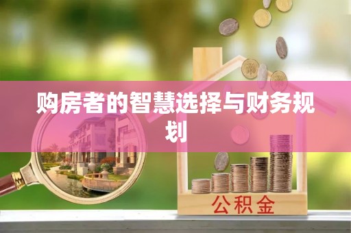 南朗购房者的智慧选择与财务规划
