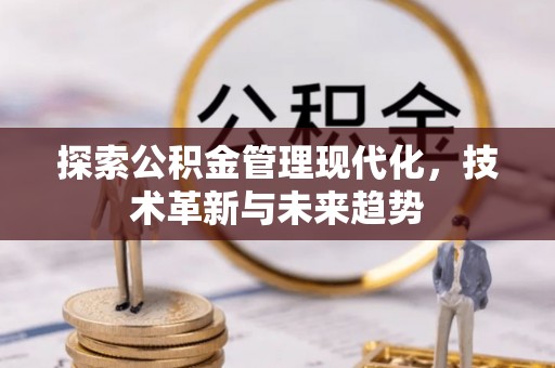 南朗探索公积金管理现代化，技术革新与未来趋势