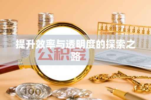 南朗提升效率与透明度的探索之路