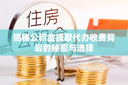 南朗揭秘公积金提取代办收费背后的秘密与选择
