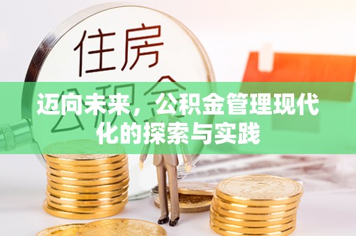 南朗迈向未来，公积金管理现代化的探索与实践