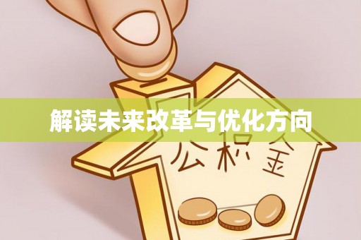 南朗解读未来改革与优化方向