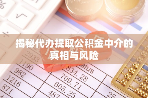 南朗揭秘代办提取公积金中介的真相与风险