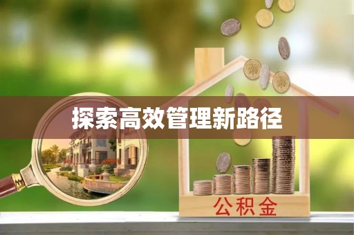 南朗探索高效管理新路径