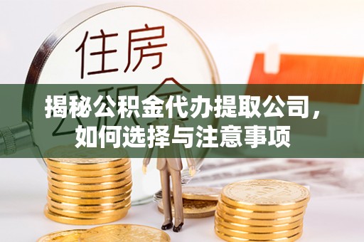 南朗揭秘公积金代办提取公司，如何选择与注意事项