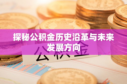 南朗探秘公积金历史沿革与未来发展方向