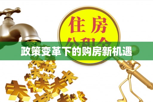 南朗政策变革下的购房新机遇