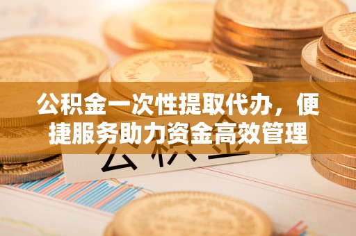 南朗公积金一次性提取代办，便捷服务助力资金高效管理
