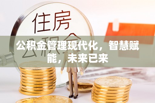 南朗公积金管理现代化，智慧赋能，未来已来