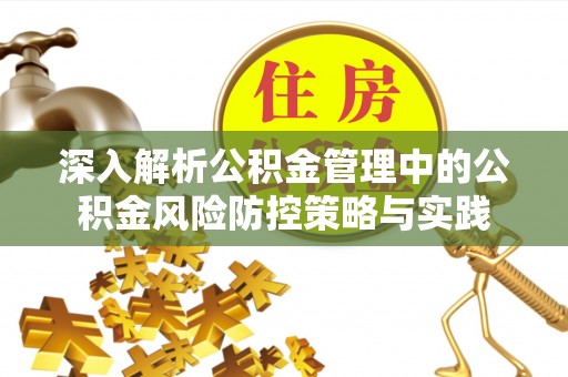 南朗深入解析公积金管理中的公积金风险防控策略与实践
