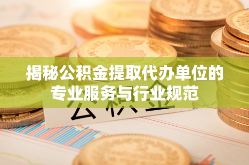 南朗揭秘公积金提取代办单位的专业服务与行业规范