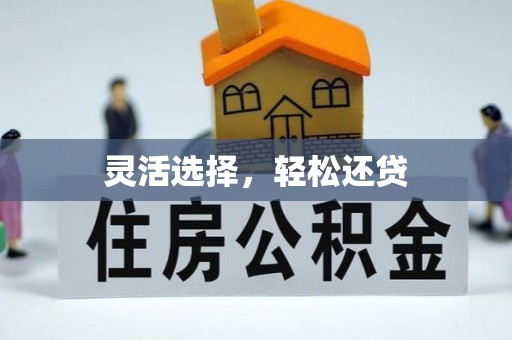 南朗灵活选择，轻松还贷