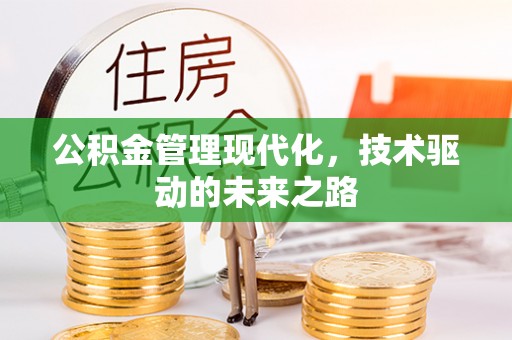 南朗公积金管理现代化，技术驱动的未来之路